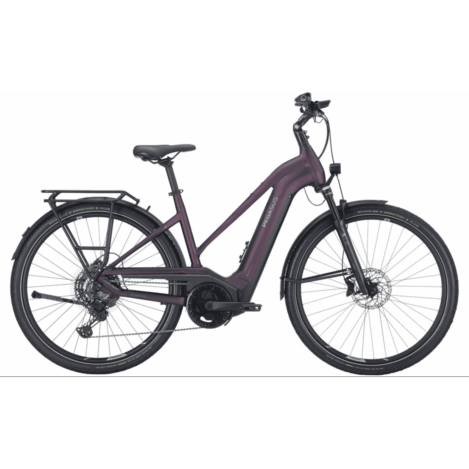 
PEGASUS Premio Evo 11 Lite - 28 Zoll 750Wh 11K Trapez - dark berry