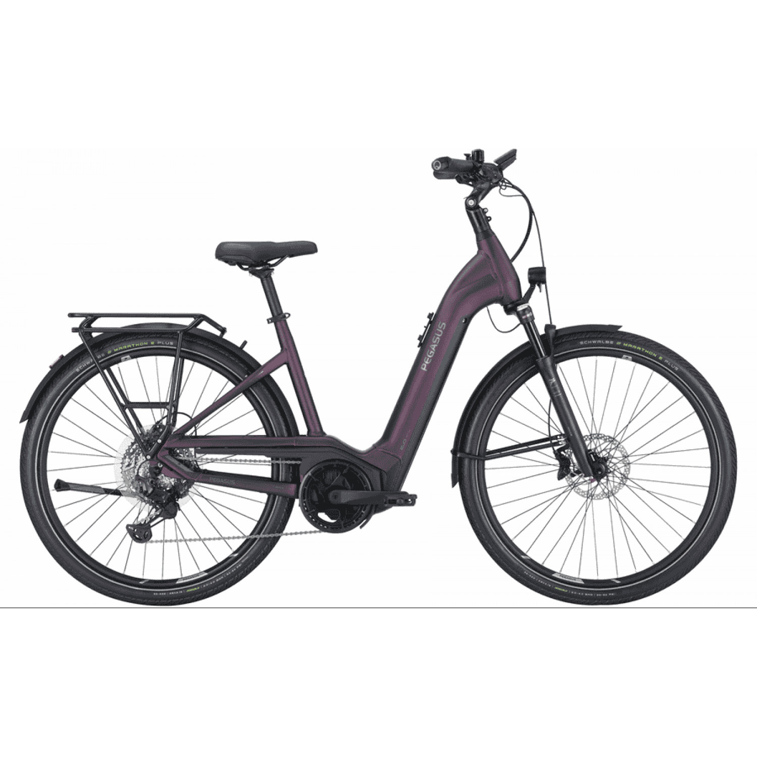 
PEGASUS Premio Evo 11 Lite - 28 Zoll 750Wh 11K Wave - dark berry