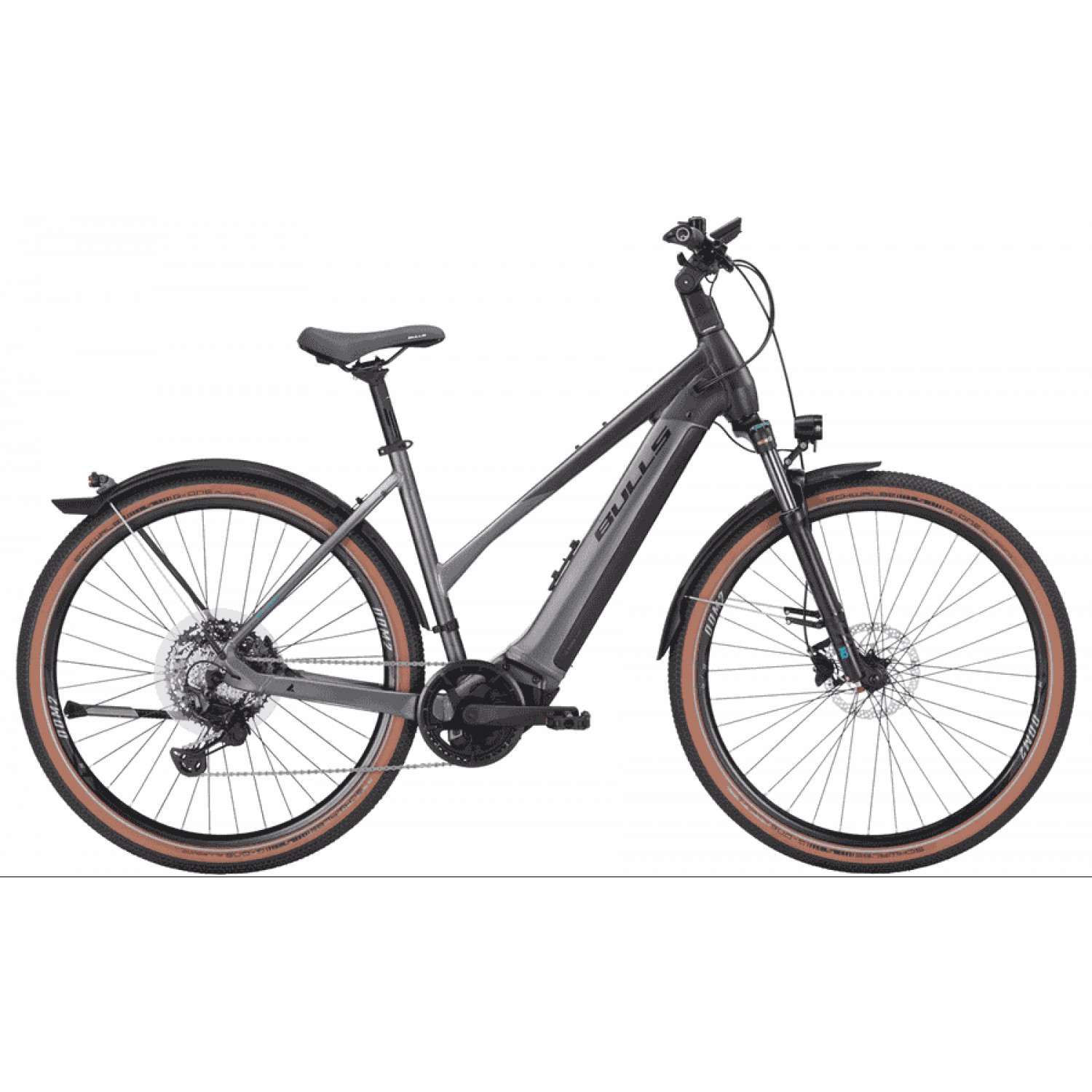 
BULLS Cross Rider EVO 2 - 29 Zoll 750Wh 11K Trapez - black matt / grey matt