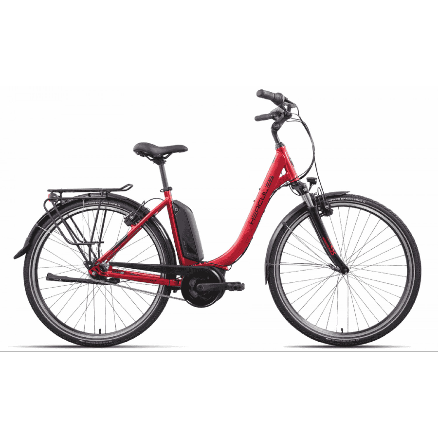 
HERCULES Lyon R7 - 28 Zoll 500Wh 7N-RT Wave - redmetallic-glossy