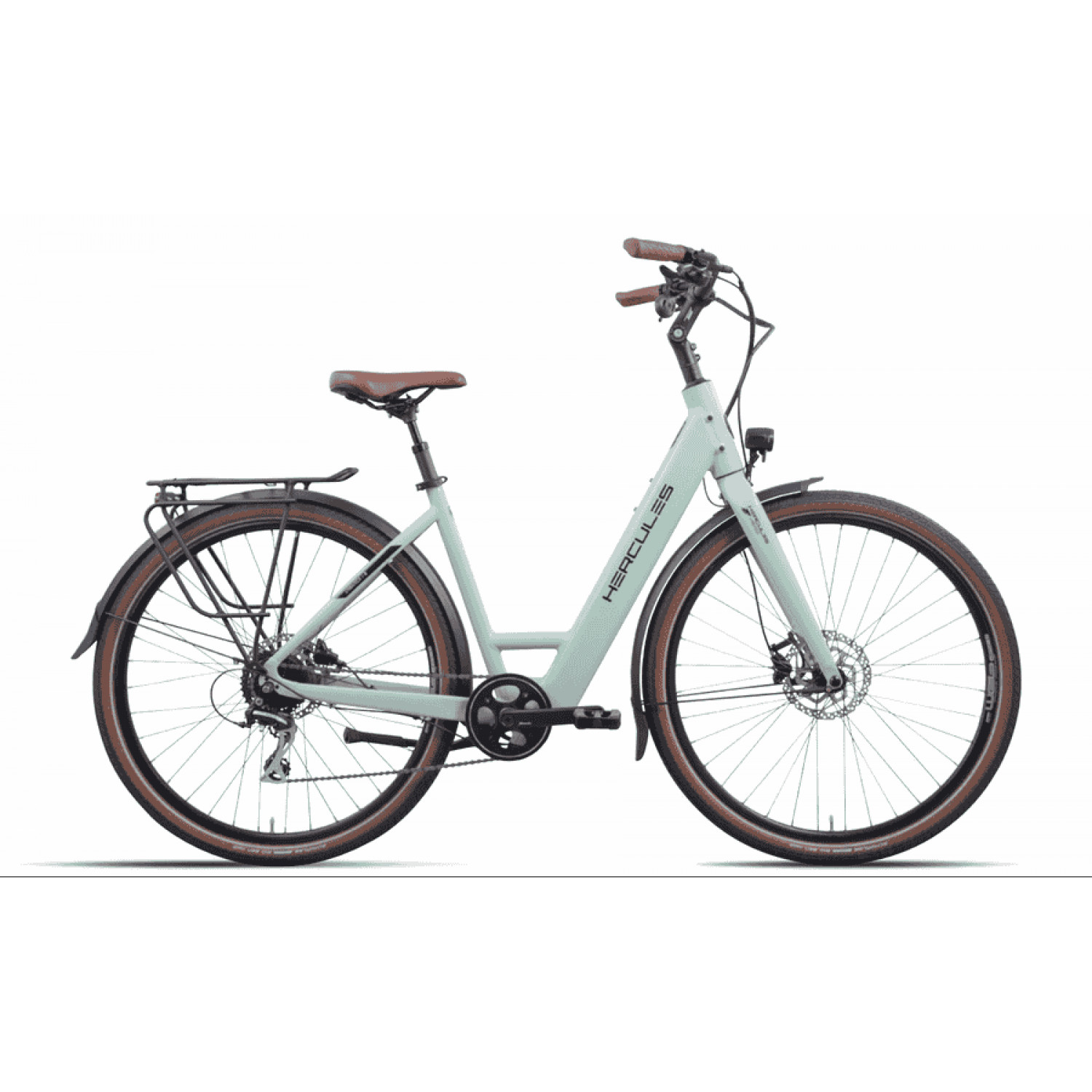 
HERCULES Urbanico I-8 - 28 Zoll 410Wh 8K Wave - mintgreen-glossy