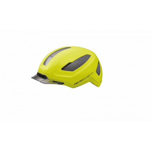 KED Reach DT-1 Fahrradhelm - yellow green matt