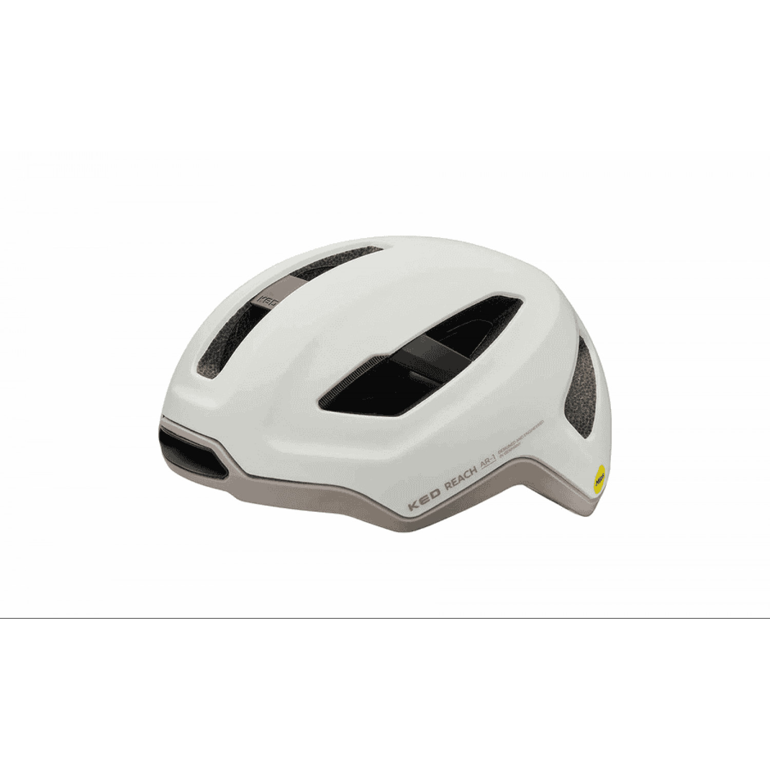 
KED Reach AR-1 Fahrradhelm - white ash matt