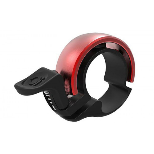 Knog Oi Classic small Fahrradklingel - schwarz/rot