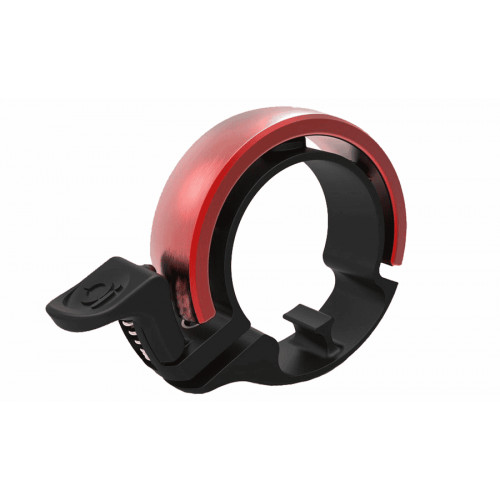 Knog Oi Classic Large Fahrradklingel - schwarz/rot