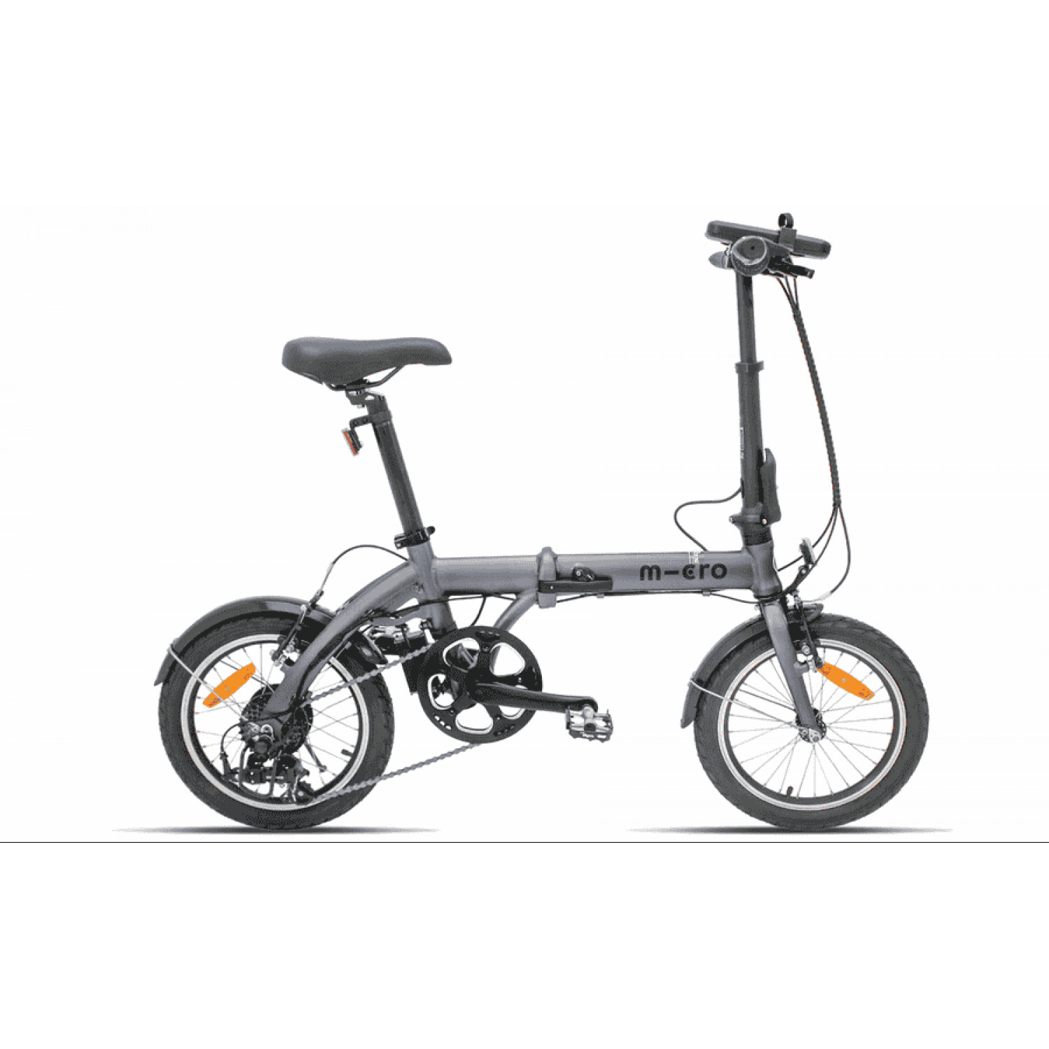 
Mikro E-Bike - 16 Zoll 87Wh 6K Faltrad - grau matt