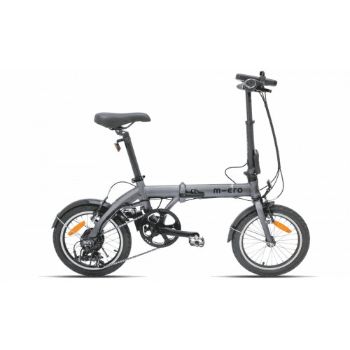 Mikro E-Bike - 16 Zoll 87Wh 6K Faltrad - grau matt