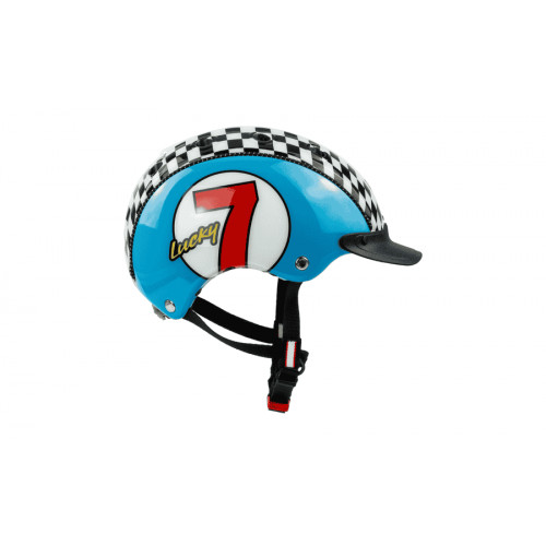 Casco Mini 2 Kinderhelm Lucky 7 - blau
